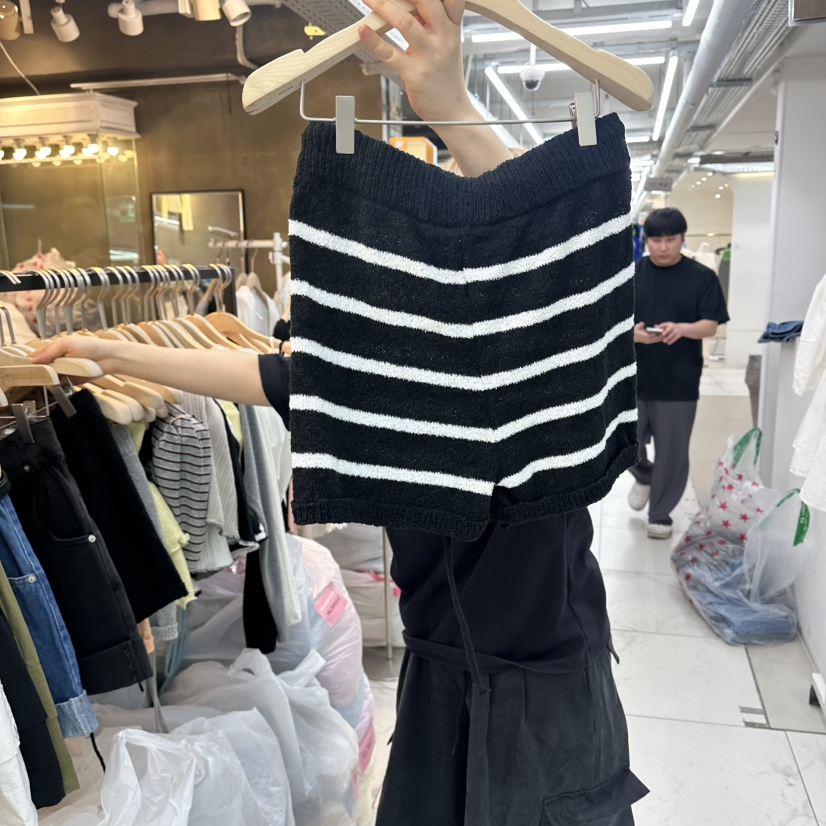 SAGE BRUSH韓國直郵實拍女士新品時尚26春夏休閑短褲針織褲SAGE BRUSH短褲