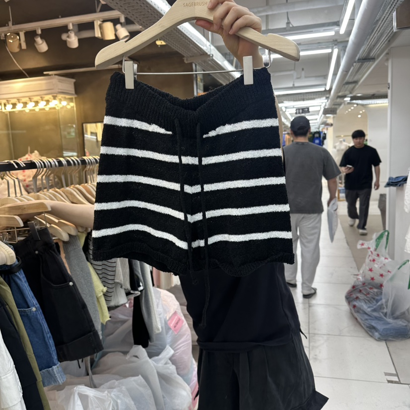 SAGE BRUSH韓國直郵實拍女士新品時尚26春夏休閑短褲針織褲SAGE BRUSH短褲圖色4
