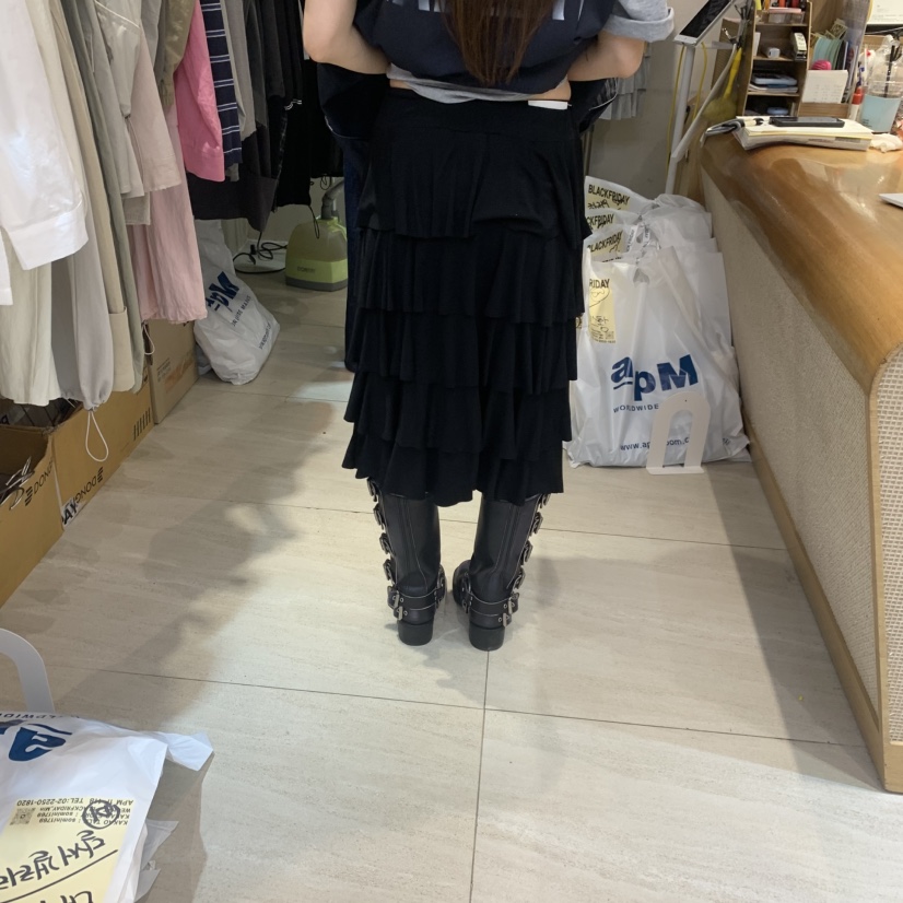 BLACKFRIDAY韓國東大門代購女士新品休閑26夏季半身裙中短裙BLACK FRIDAY半身裙/中短裙