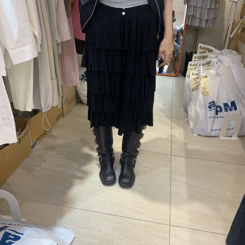 BLACKFRIDAY韓國東大門代購女士新品休閑26夏季半身裙中短裙BLACK FRIDAY半身裙/中短裙圖色1