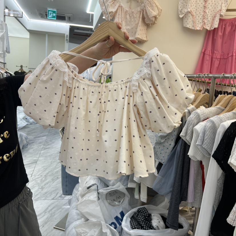 BEEN-A韓國直郵女裝新品26春夏人氣26夏季時尚襯衫蕾絲衫BEEN-A襯衫/蕾絲衫