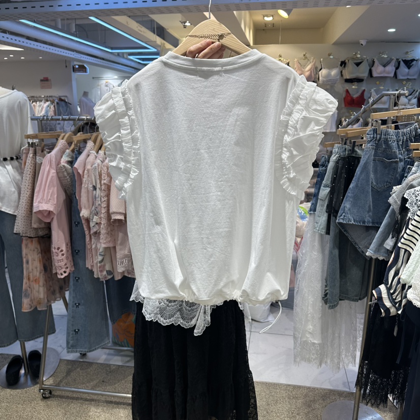 BELITA東大門實拍韓國女士新款熱賣26春夏時尚襯衫蕾絲衫BELITA襯衫/蕾絲衫