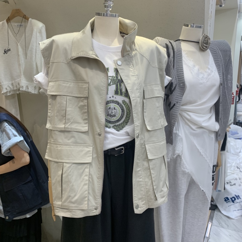 BLACKFRIDAY韓國直郵女裝新品職業推薦熱賣時尚馬甲不含內搭BLACK FRIDAY馬甲圖色1