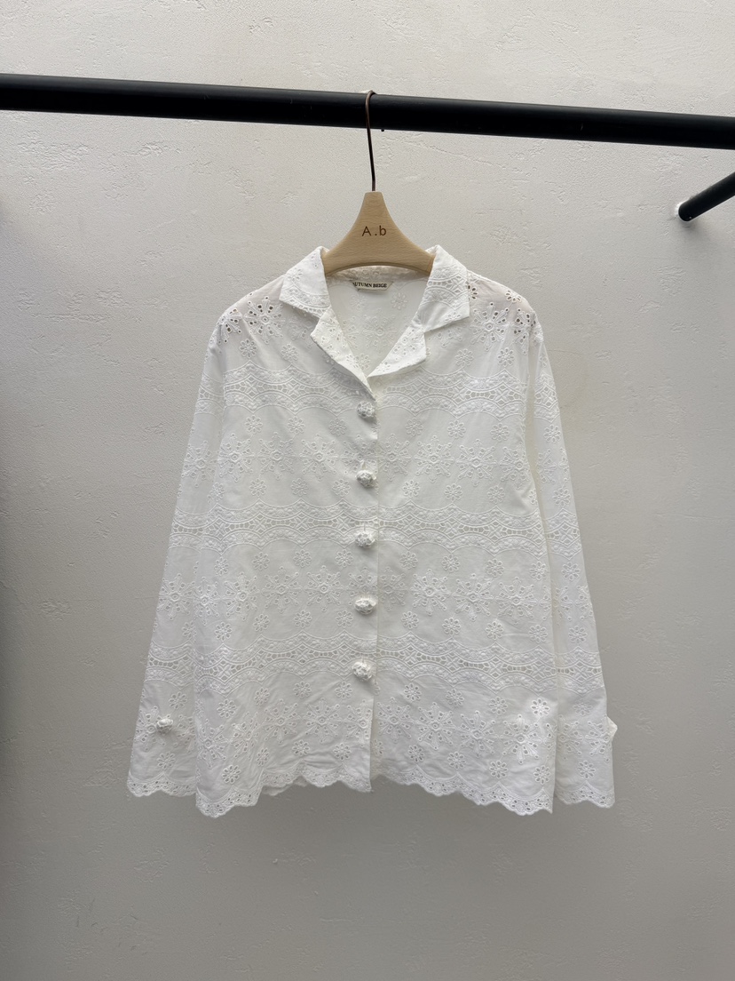 AUTUMN BEIGE-Q韓國代購女裝新款職業推薦熱賣襯衫蕾絲衫A.b/AUTUMN BEIGE襯衫/蕾絲衫圖色2