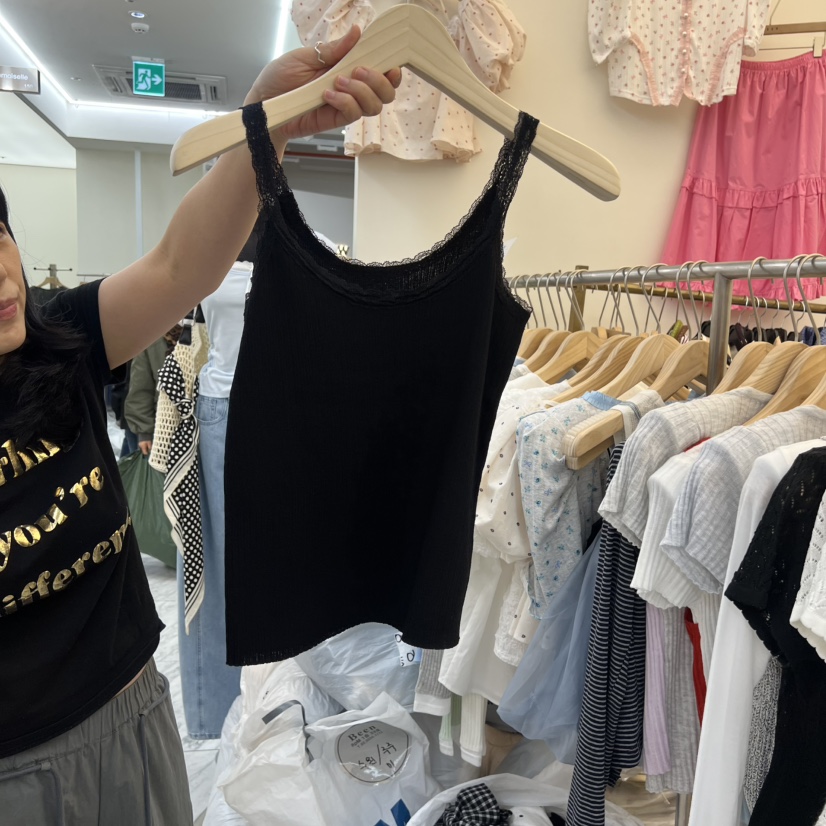 BEEN-A韓國直郵女士新品26夏季職業推薦時尚休閑吊帶背心BEEN-A吊帶/背心圖色1