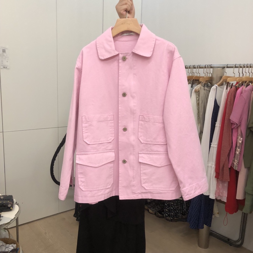 DOHWAJI韓國代購女士新品26夏季職業推薦時尚熱賣夾克口袋DOHWAJI夾克圖色1