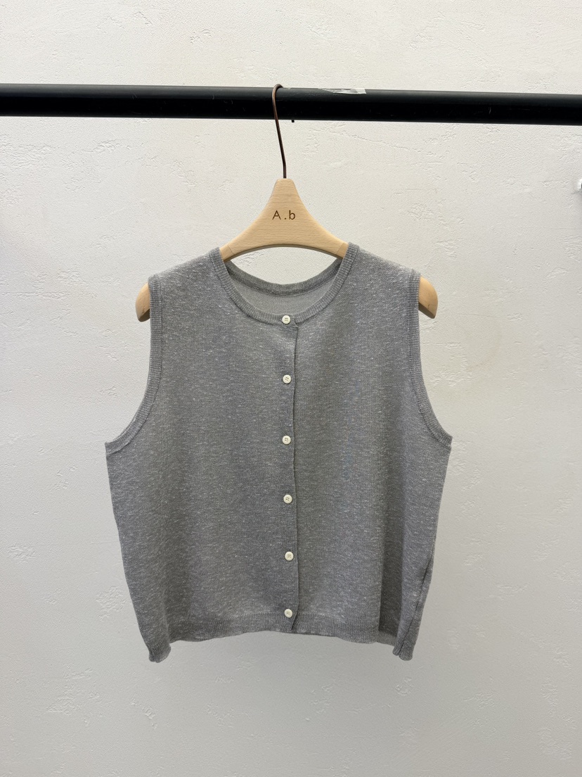 AUTUMN BEIGE-Q韓國直郵實拍女裝新品26夏季休閑熱賣馬甲A.b/AUTUMN BEIGE馬甲圖色2