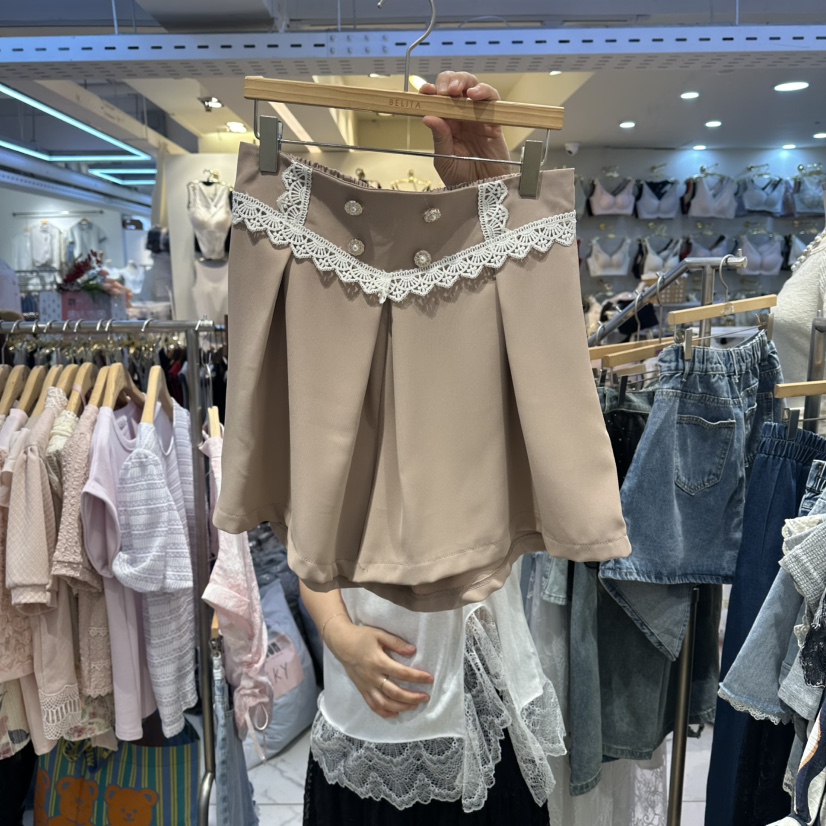 BELITA韓國代購女士新款26夏季26春夏休閑人氣職業時尚短褲BELITA短褲圖色2