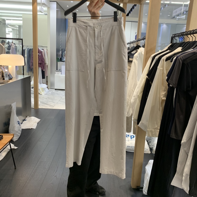 OBJECT韓國東大門直郵女裝新品26夏季人氣時尚推薦休閑褲棉OBJECT休閑褲圖色2