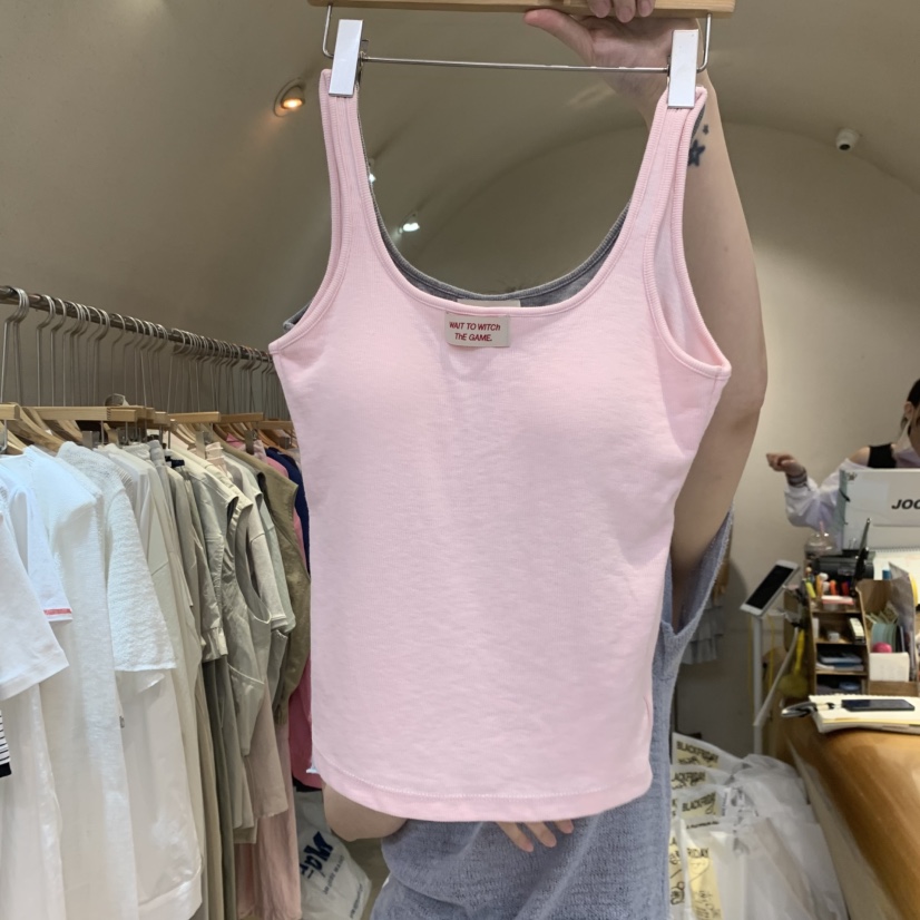 BLACKFRIDAY韓國東大門代購女裝新品26夏季時尚職業吊帶背心BLACK FRIDAY吊帶/背心圖色2