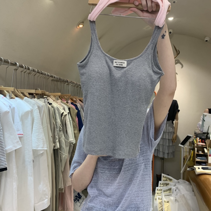 BLACKFRIDAY韓國東大門代購女裝新品26夏季時尚職業吊帶背心BLACK FRIDAY吊帶/背心圖色3