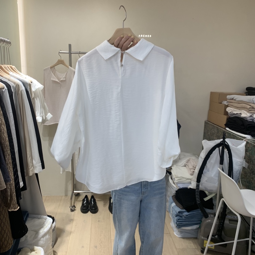 ARCHER韓國直郵女士新款26夏季職業休閑熱賣推薦襯衫蕾絲衫ARCHER襯衫/蕾絲衫