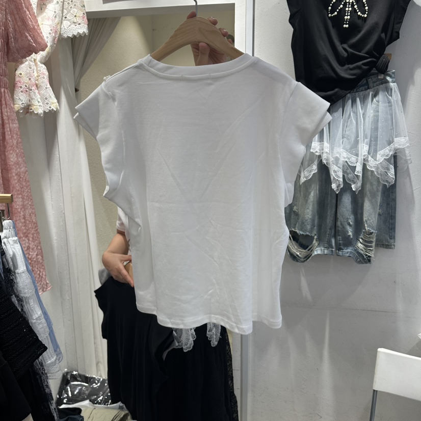 BELITA韓國直郵女士新款26夏季時尚休閑推薦人氣職業26春夏T恤BELITAT恤