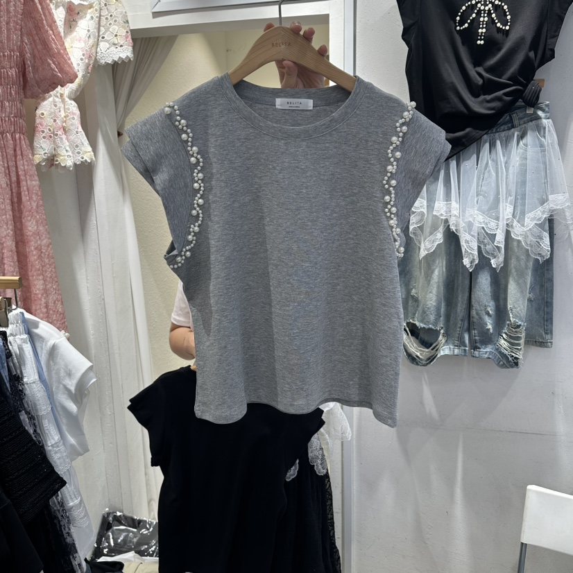 BELITA韓國直郵女士新款26夏季時尚休閑推薦人氣職業26春夏T恤BELITAT恤圖色2