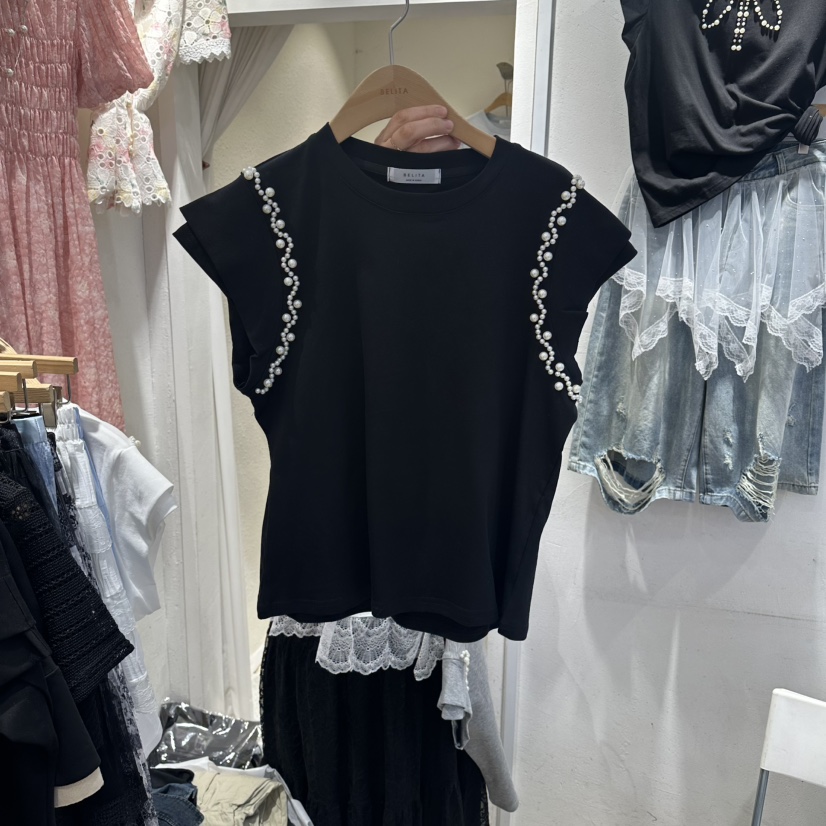 BELITA韓國直郵女士新款26夏季時尚休閑推薦人氣職業26春夏T恤BELITAT恤圖色3