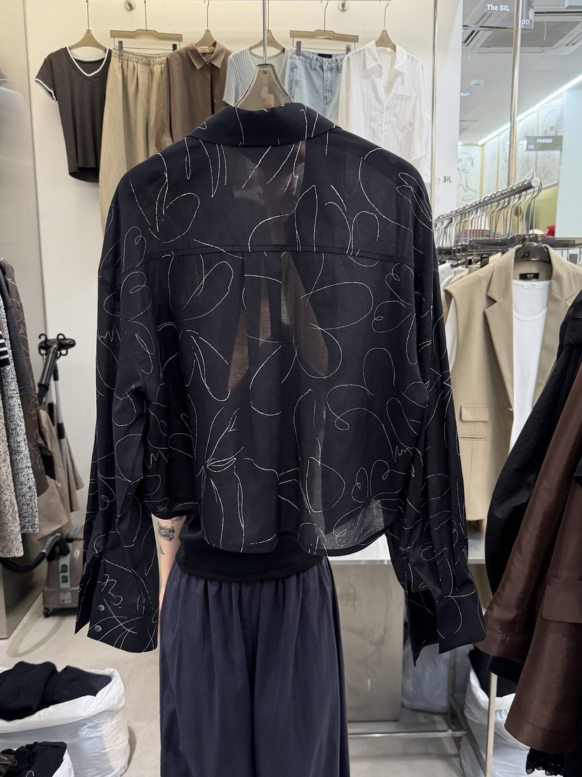 THE SIL韓國直郵實拍女士新款熱賣26夏季人氣襯衫蕾絲衫THE SIL/1 2ILLY襯衫/蕾絲衫