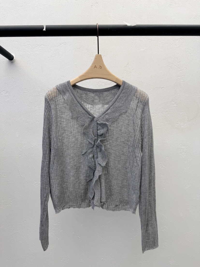 AUTUMN BEIGE-Q韓國直郵女裝新品時尚職業推薦26夏季針織衫A.b/AUTUMN BEIGE針織衫圖色1