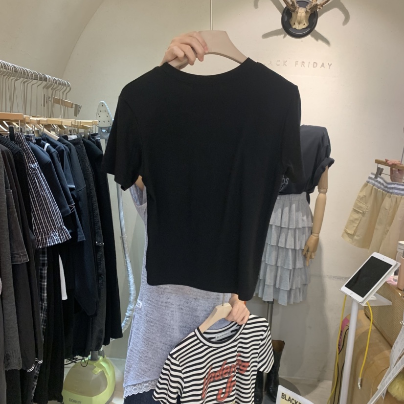 BLACKFRIDAY韓國東大門代購女士新品休閑時尚26夏季人氣T恤BLACK FRIDAYT恤