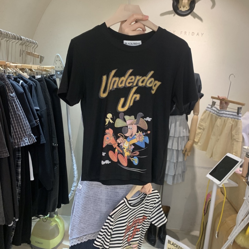 BLACKFRIDAY韓國東大門代購女士新品休閑時尚26夏季人氣T恤BLACK FRIDAYT恤圖色2