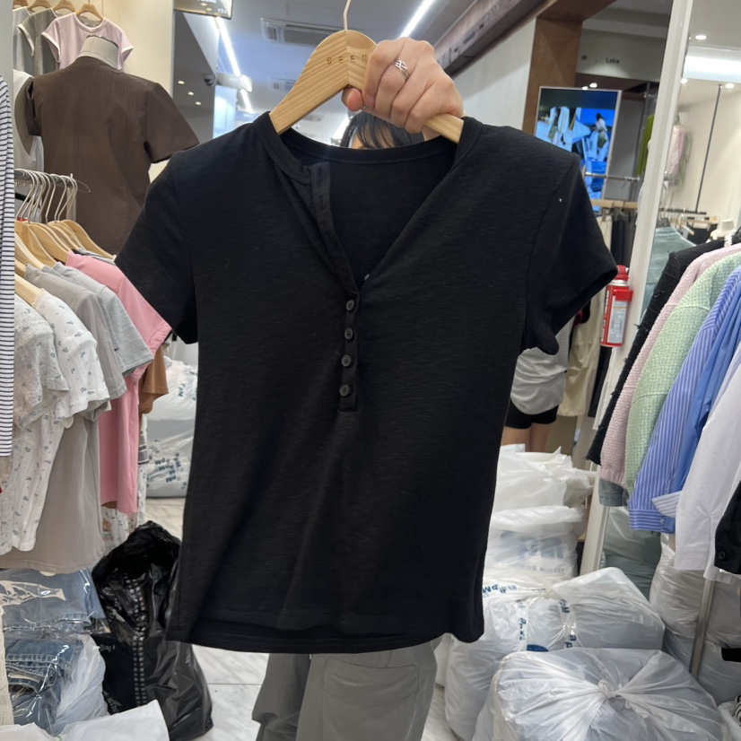 BEEN-A韓國東大門直郵女士新款熱賣26夏季休閑26春夏T恤BEEN-AT恤圖色2