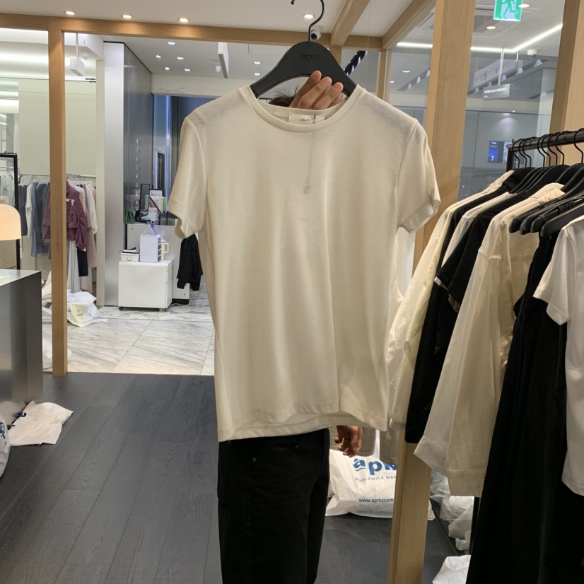 OBJECT韓國直郵實拍女士新品26春夏職業推薦時尚26夏季T恤OBJECTT恤圖色3