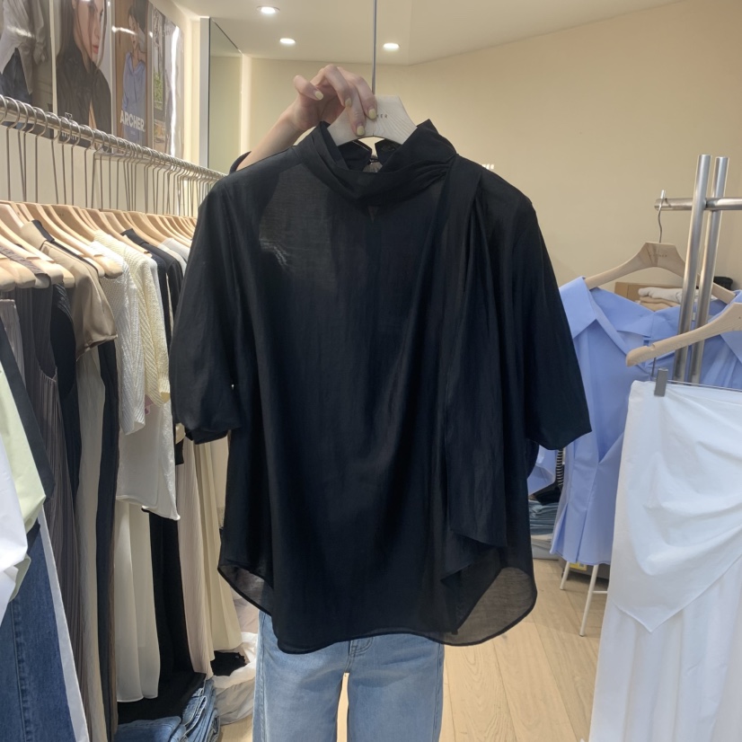 ARCHER韓國代購女裝新品人氣熱賣職業休閑時尚襯衫蕾絲衫ARCHER襯衫/蕾絲衫圖色3