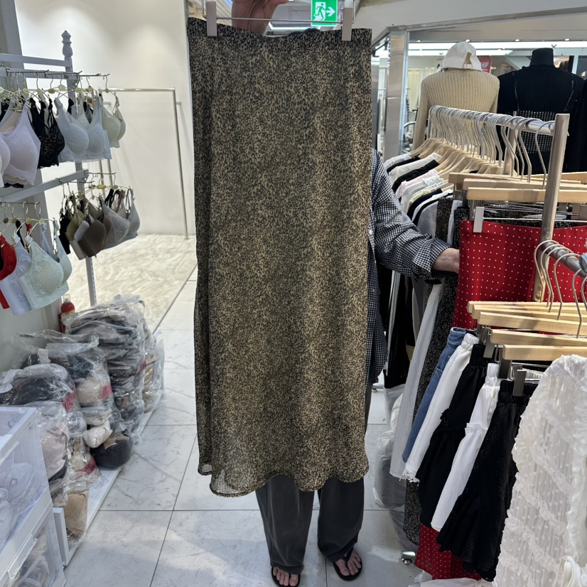 AKRA BY ART東大門實拍韓國女裝新品職業26春夏長裙豹紋AKRA BY ART長裙