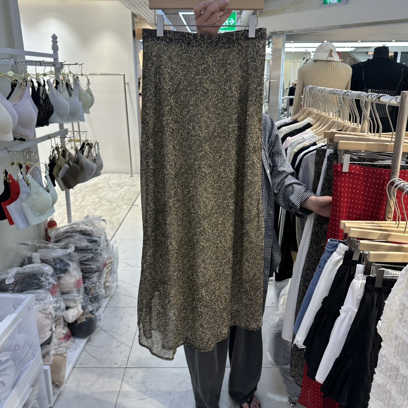 AKRA BY ART東大門實拍韓國女裝新品職業26春夏長裙豹紋AKRA BY ART長裙圖色2