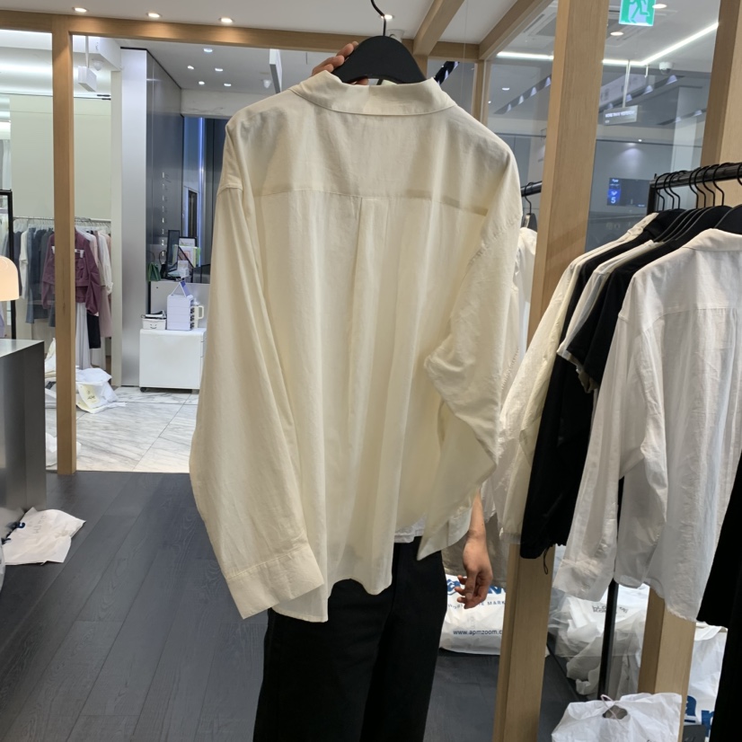 OBJECT韓國直郵實拍女裝新款休閑時尚推薦職業襯衫蕾絲衫OBJECT襯衫/蕾絲衫