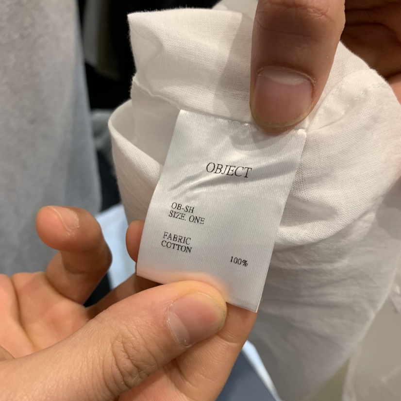 OBJECT韓國直郵實拍女裝新款休閑時尚推薦職業襯衫蕾絲衫OBJECT襯衫/蕾絲衫