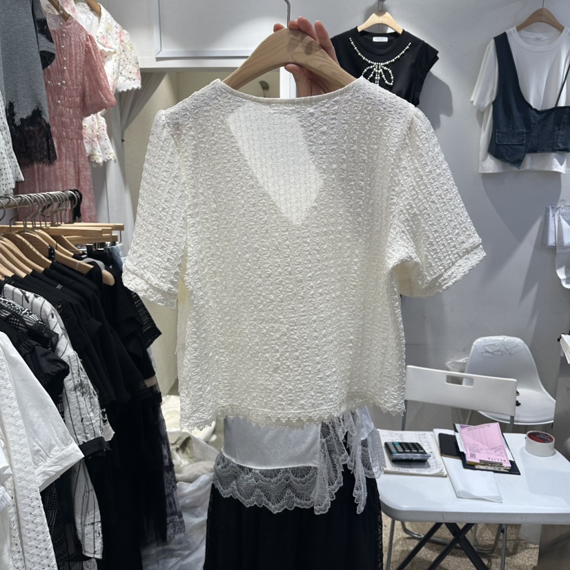 BELITA韓國直郵女士新款推薦休閑人氣26春夏熱賣襯衫蕾絲衫BELITA襯衫/蕾絲衫