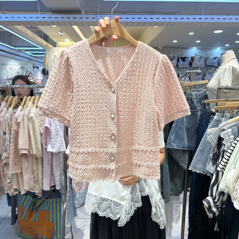 BELITA韓國直郵女士新款推薦休閑人氣26春夏熱賣襯衫蕾絲衫BELITA襯衫/蕾絲衫圖色3