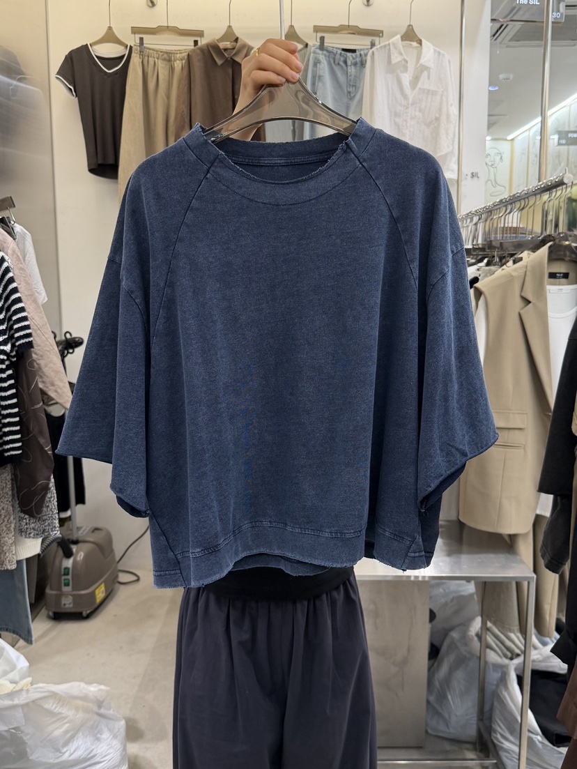 THE SIL韓國東大門代購女士新款人氣26春夏職業推薦時尚T恤THE SIL/1 2ILLYT恤圖色2