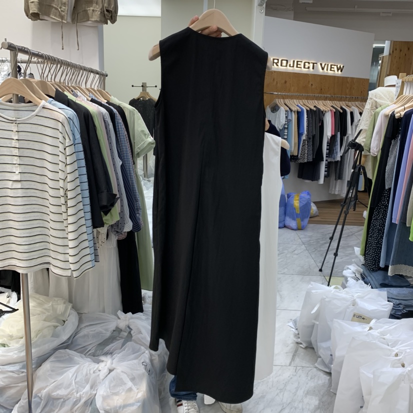 MADEMOISELL東大門實拍韓國女裝新品推薦人氣26春夏連衣裙拉鏈MADEMOISELL連衣裙