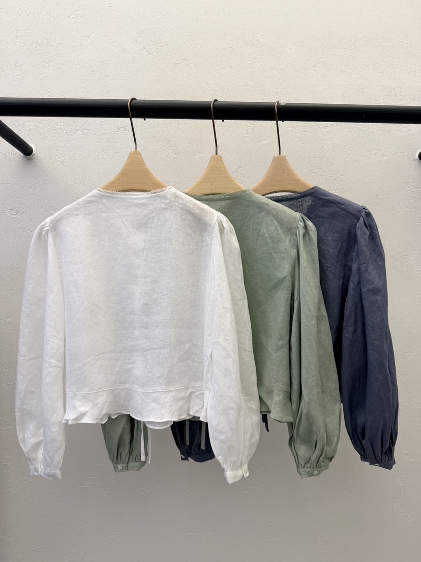 AUTUMN BEIGE-Q韓國直郵女士新品熱賣26春夏襯衫蕾絲衫A.b/AUTUMN BEIGE襯衫/蕾絲衫