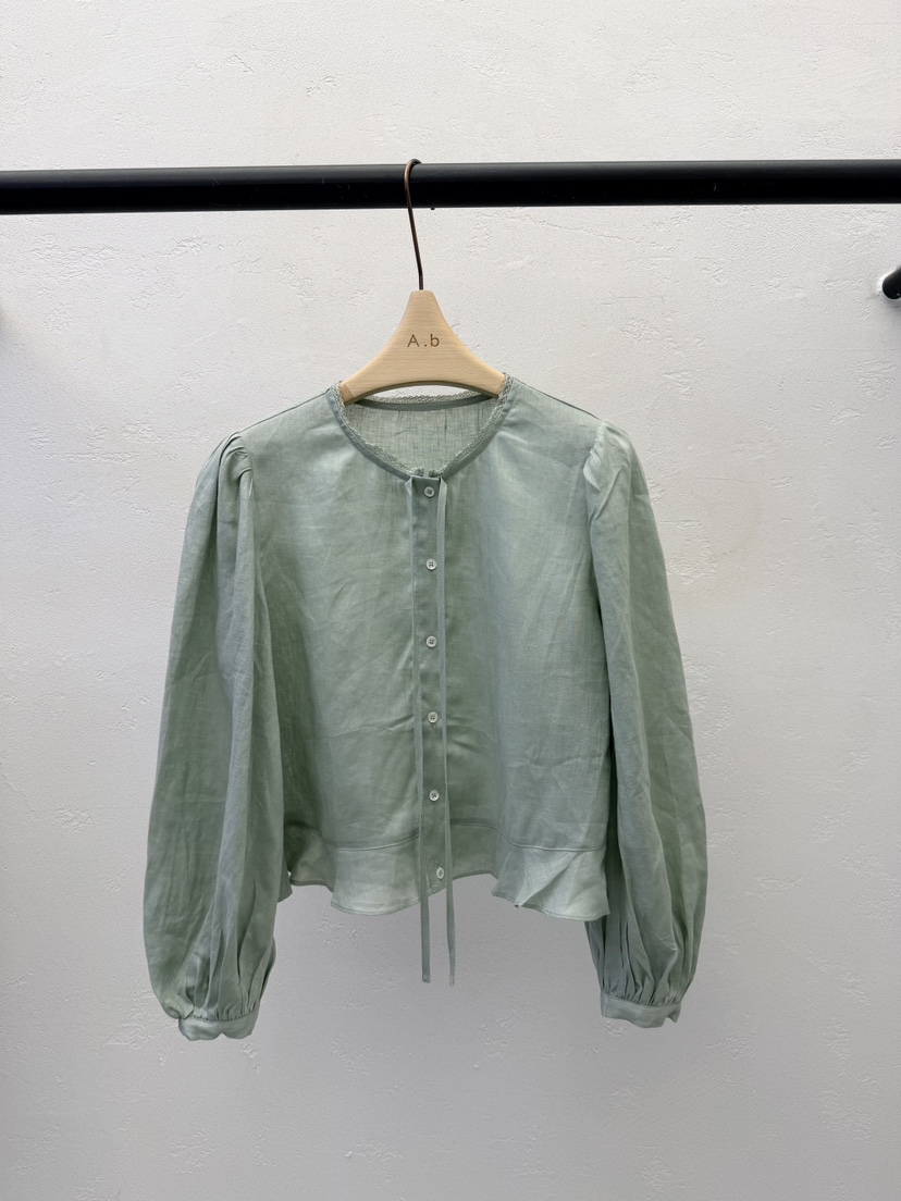 AUTUMN BEIGE-Q韓國直郵女士新品熱賣26春夏襯衫蕾絲衫A.b/AUTUMN BEIGE襯衫/蕾絲衫圖色2