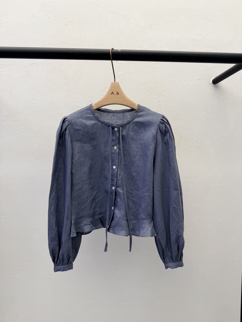 AUTUMN BEIGE-Q韓國直郵女士新品熱賣26春夏襯衫蕾絲衫A.b/AUTUMN BEIGE襯衫/蕾絲衫圖色3