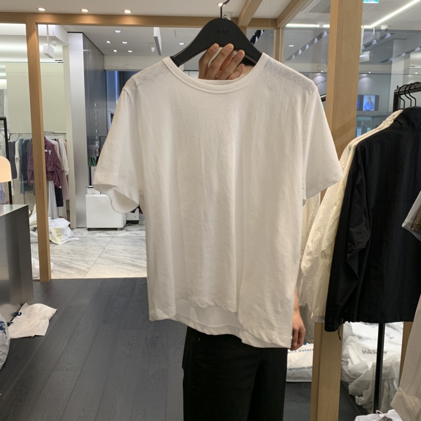 OBJECT韓國東大門直郵女裝新品26夏季休閑時尚推薦T恤棉麻OBJECTT恤圖色1