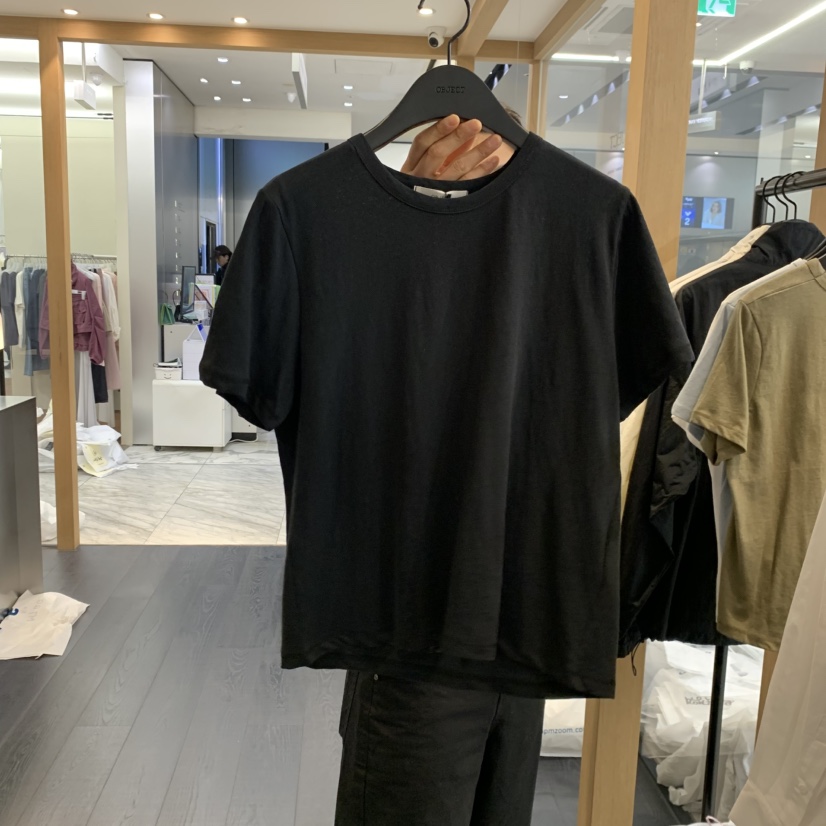 OBJECT韓國東大門直郵女裝新品26夏季休閑時尚推薦T恤棉麻OBJECTT恤圖色4