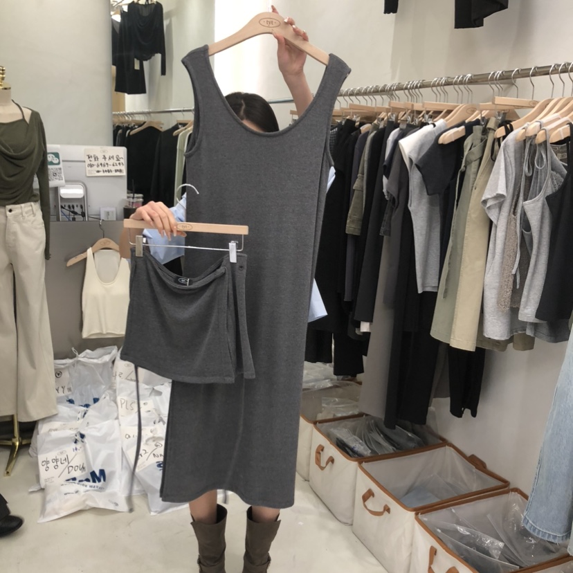 TAKE YOUE TIME韓國東大門直郵女裝新款26夏季套裝U領套裝TAKE YOUE TIME套裝圖色1