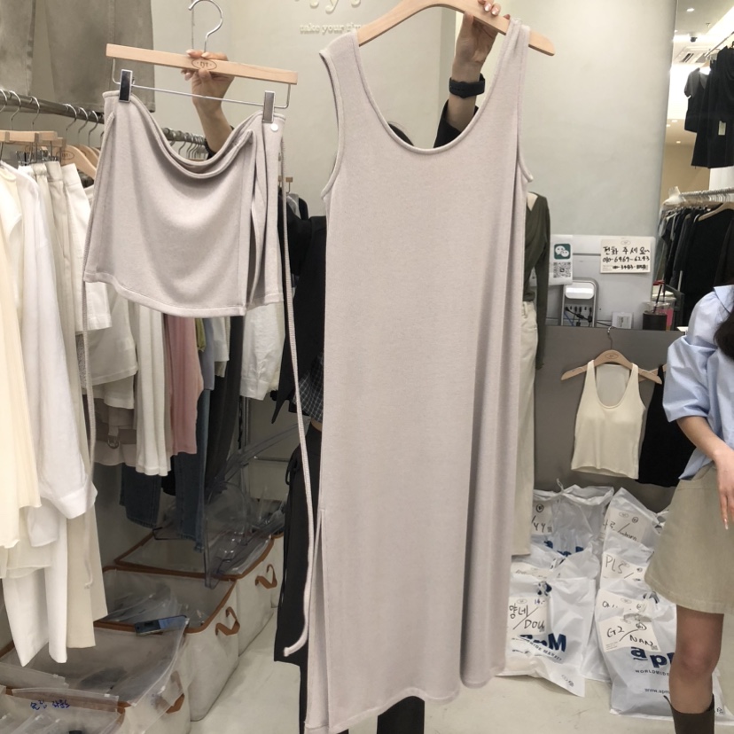 TAKE YOUE TIME韓國東大門直郵女裝新款26夏季套裝U領套裝TAKE YOUE TIME套裝圖色2