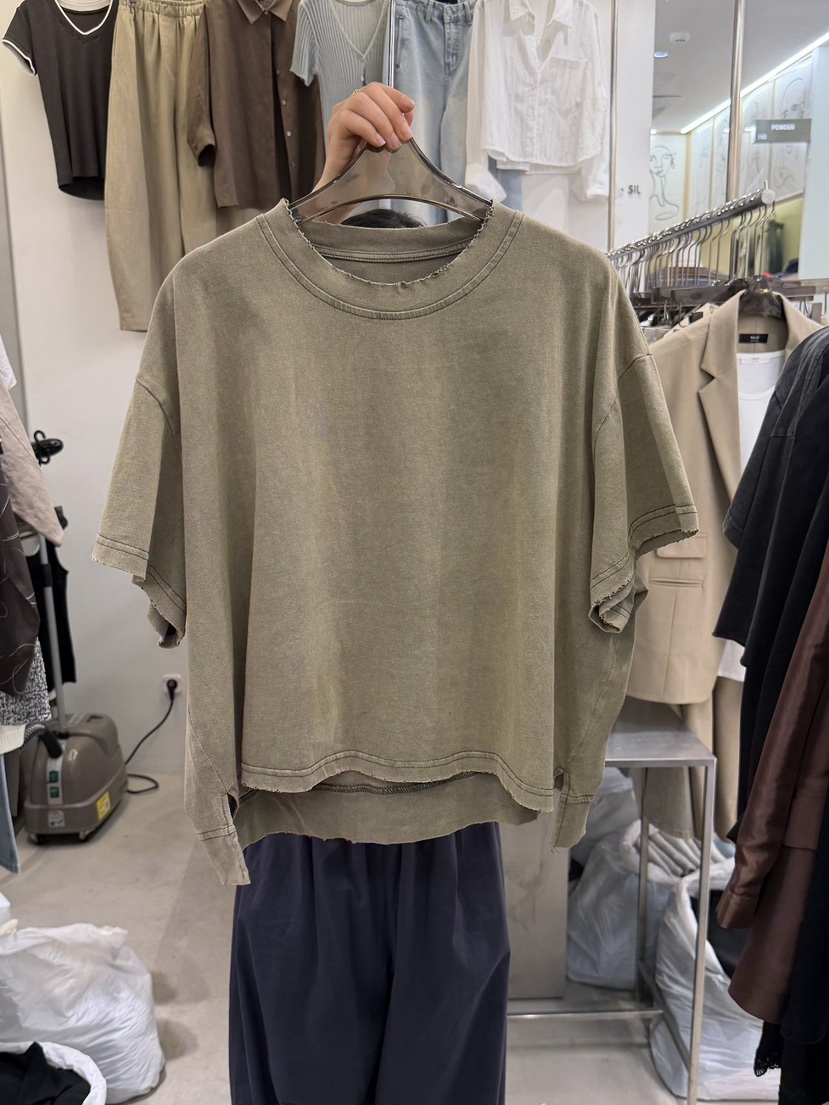 THE SIL東大門實拍韓國女士新品職業26春夏推薦時尚人氣T恤THE SIL/1 2ILLYT恤圖色2