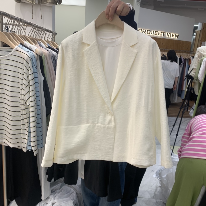 MADEMOISELL韓國直郵女裝新款職業26春夏休閑夾克不含內搭MADEMOISELL夾克圖色1