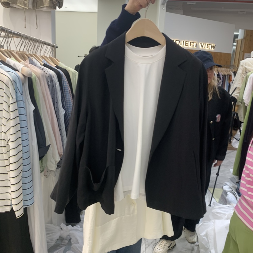 MADEMOISELL韓國直郵女裝新款職業26春夏休閑夾克不含內搭MADEMOISELL夾克圖色2