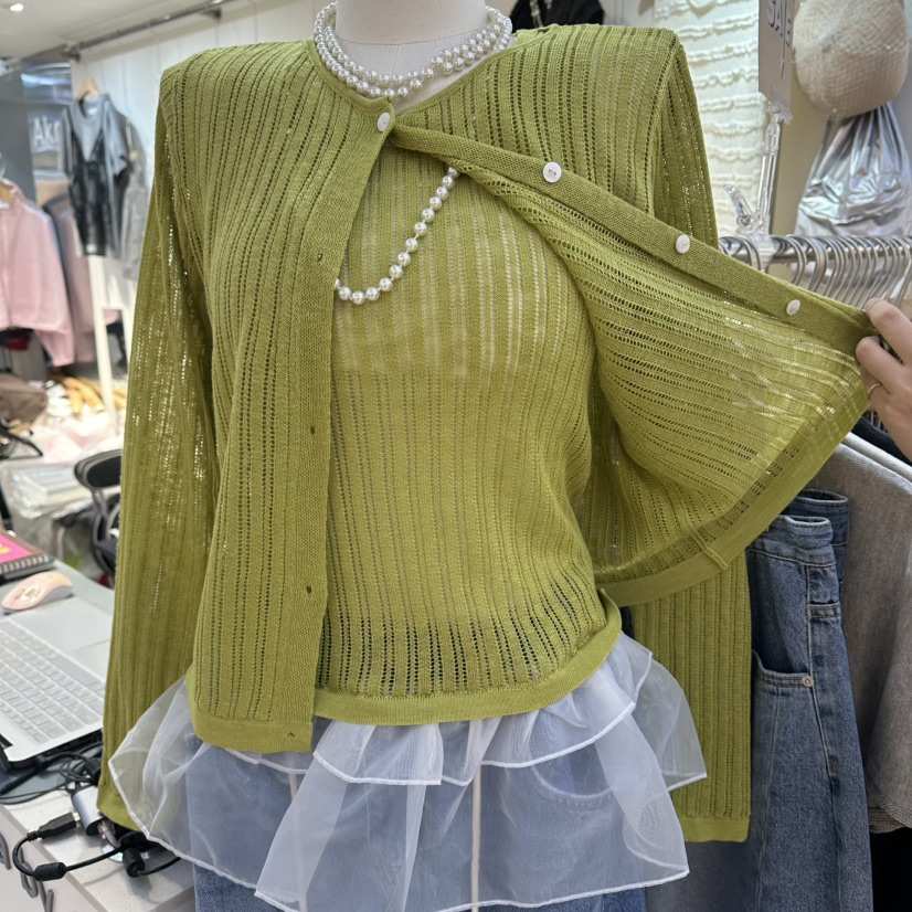 AKRA BY ART韓國直郵實拍女士新款職業休閑套裝羊毛衫開襟AKRA BY ART套裝