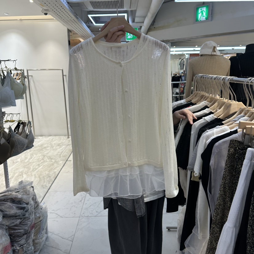 AKRA BY ART韓國直郵實拍女士新款職業休閑套裝羊毛衫開襟AKRA BY ART套裝圖色2