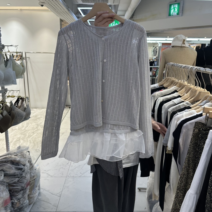 AKRA BY ART韓國直郵實拍女士新款職業休閑套裝羊毛衫開襟AKRA BY ART套裝圖色3