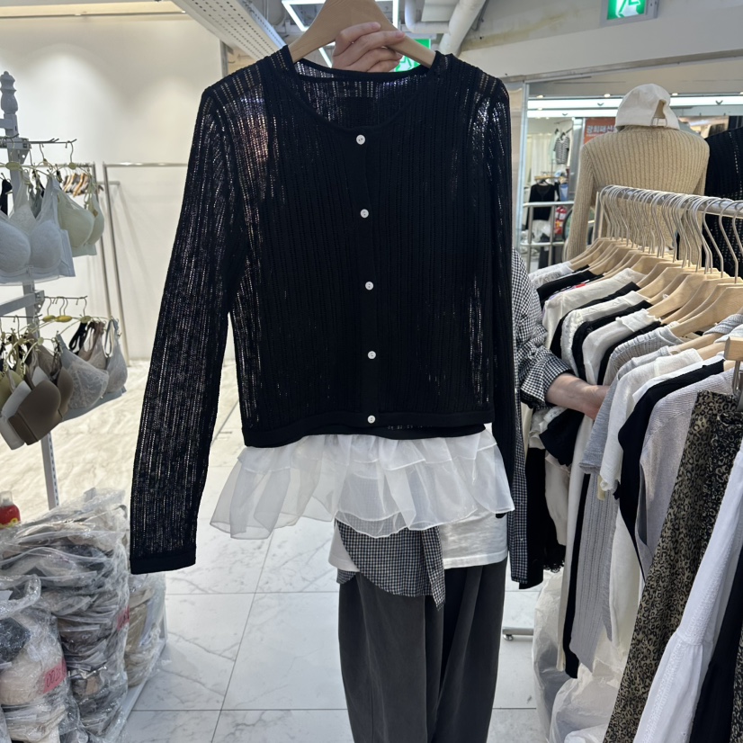 AKRA BY ART韓國直郵實拍女士新款職業休閑套裝羊毛衫開襟AKRA BY ART套裝圖色4