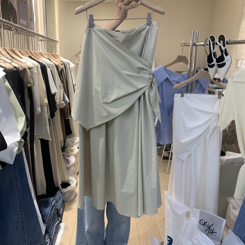 ARCHER韓國直郵女裝新款職業人氣26春夏半身裙中短裙含圍巾ARCHER半身裙/中短裙圖色3