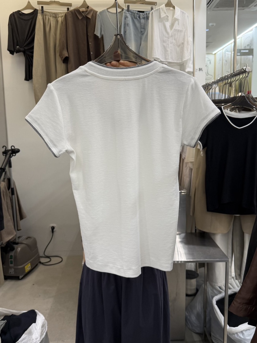 THE SIL韓國東大門直郵女士新款職業26春夏時尚26夏季T恤THE SIL/1 2ILLYT恤